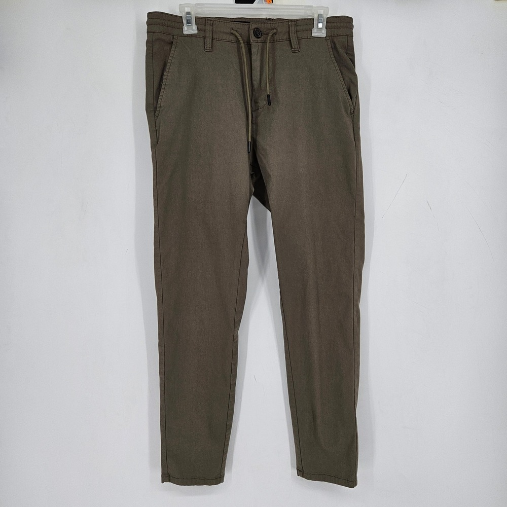 Projek Raw Performance‎ Pants Mens 32 Brown Tapered Stretch Outdoors Casual